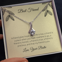 Load image into Gallery viewer, To My Best Friend - Alluring Beauty Necklace - JustFamilyThings

