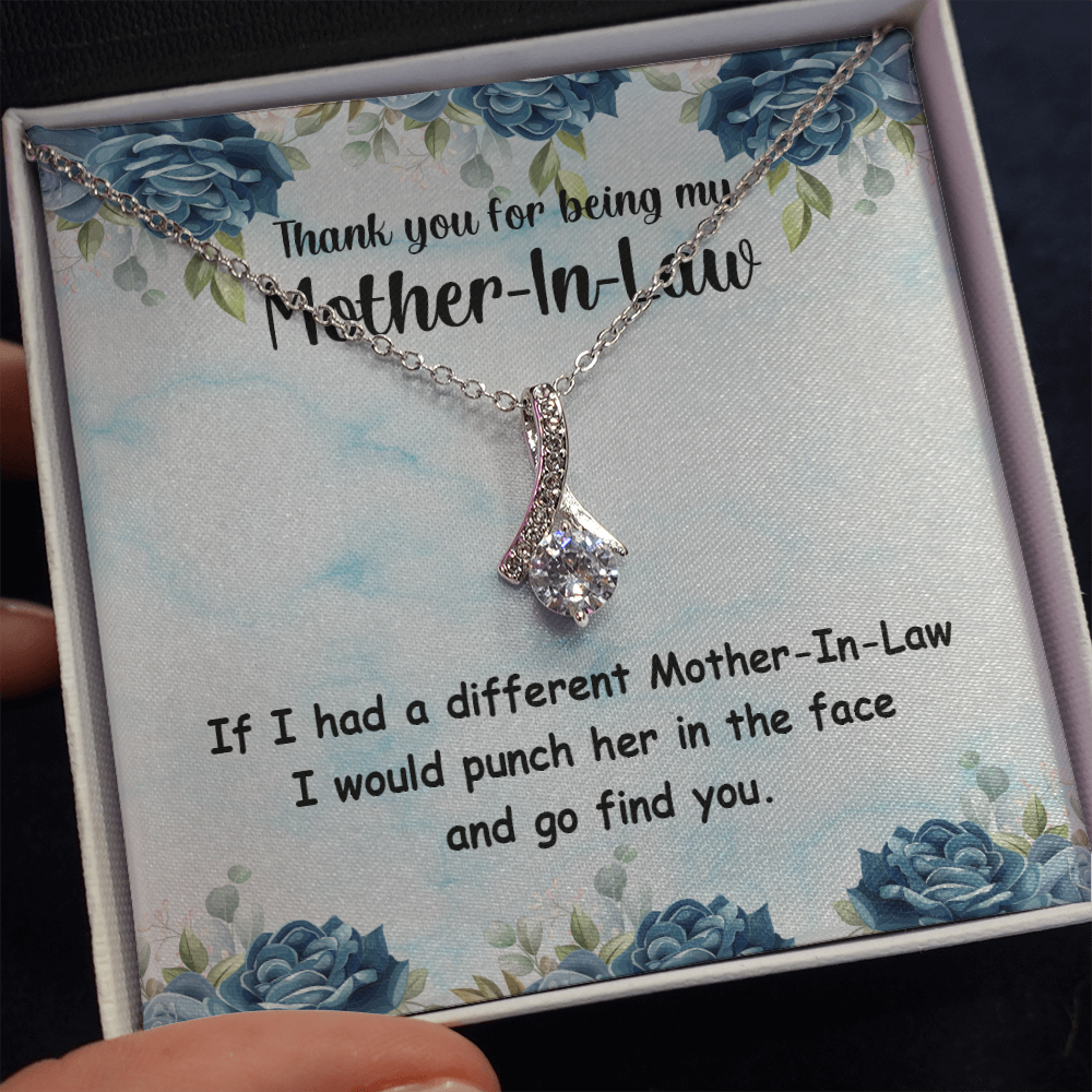 Funny Mother-in-law - Alluring Beauty Necklace - JustFamilyThings