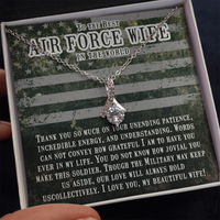 Load image into Gallery viewer, Thank you so much - to Air force wife - Alluring Beauty Necklace - JustFamilyThings
