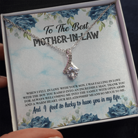 Load image into Gallery viewer, To the best Mother-in-law - Alluring Beauty Necklace - JustFamilyThings
