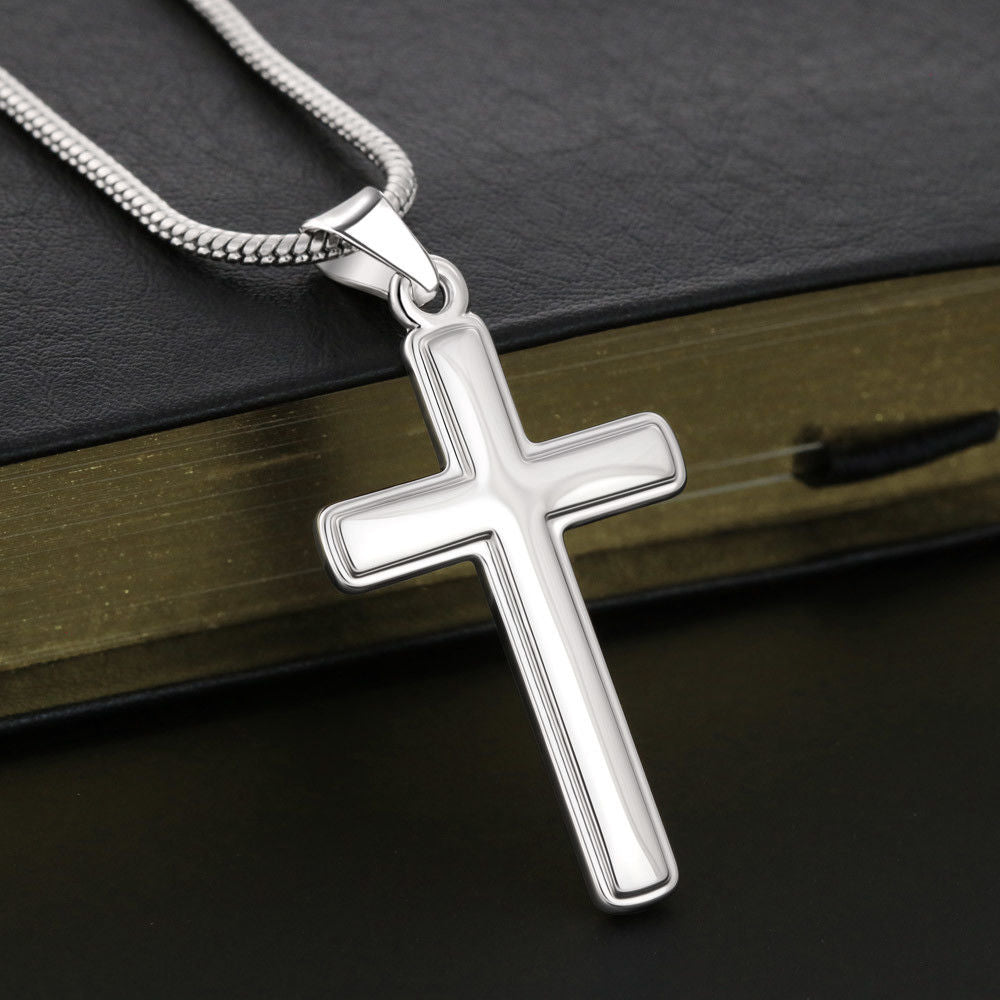 Promise Necklace - Artisan Cross Necklace - JustFamilyThings