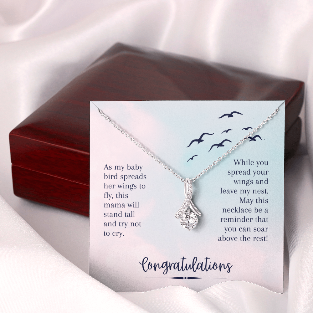 Soar Above the rest - Graduation gift from mom - Alluring Beauty Necklace - JustFamilyThings