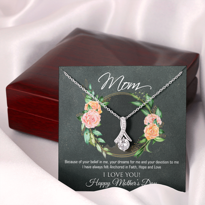 Happy Mothers Day - Alluring Beauty Necklace - JustFamilyThings