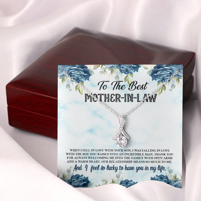 To the best Mother-in-law - Alluring Beauty Necklace - JustFamilyThings