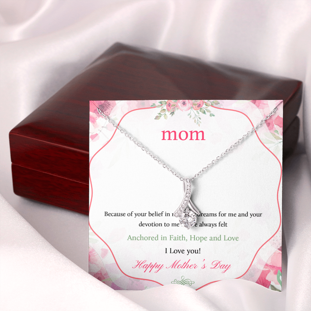Mother's day to mom - Alluring Beauty Necklace - JustFamilyThings