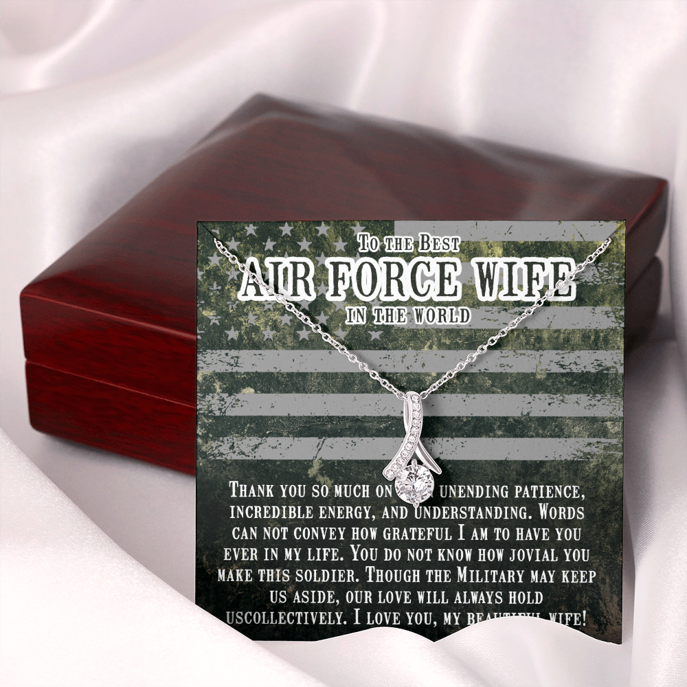 Thank you so much - to Air force wife - Alluring Beauty Necklace - JustFamilyThings