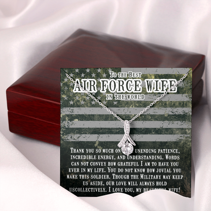 Thank you so much - to Air force wife - Alluring Beauty Necklace - JustFamilyThings