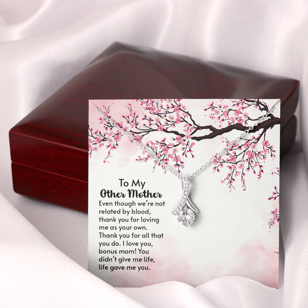 To My Other Mother - Mother in law - Alluring Beauty Necklace - JustFamilyThings