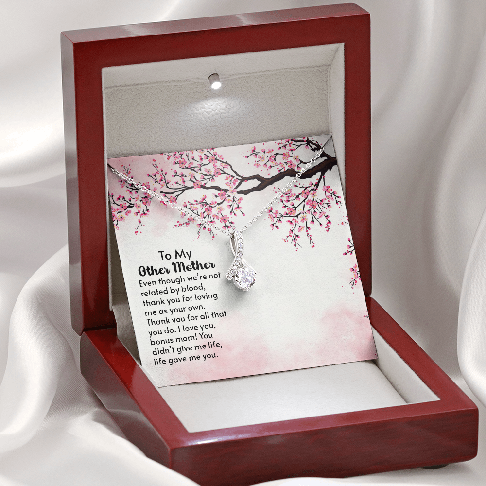 To My Other Mother - Mother in law - Alluring Beauty Necklace - JustFamilyThings
