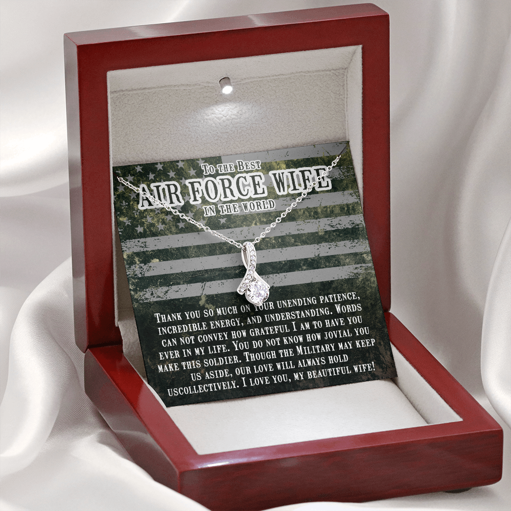 Thank you so much - to Air force wife - Alluring Beauty Necklace - JustFamilyThings