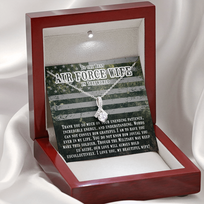 Thank you so much - to Air force wife - Alluring Beauty Necklace - JustFamilyThings