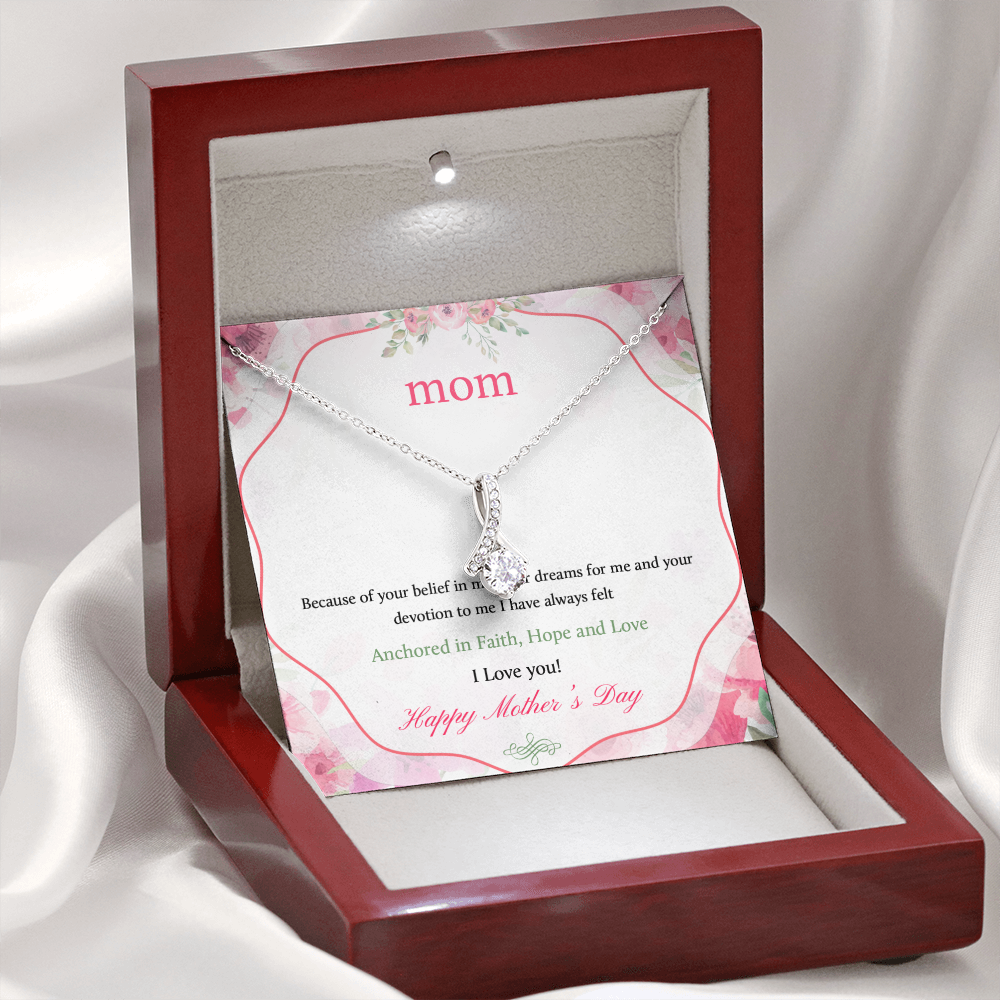 Mother's day to mom - Alluring Beauty Necklace - JustFamilyThings