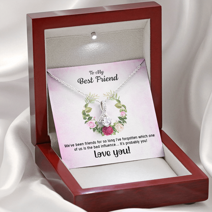 To my best friend - Alluring Beauty Necklace - JustFamilyThings