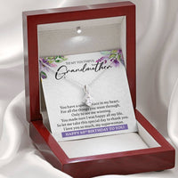 Load image into Gallery viewer, Personalized Birthday Gift for Grandmother, Gift Necklace for Grandmother from Granddaughter or Grandson, Gift from Grandchild - JustFamilyThings
