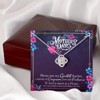 Load image into Gallery viewer, Happy Mother&#39;s Day - Love Knot Necklace - JustFamilyThings
