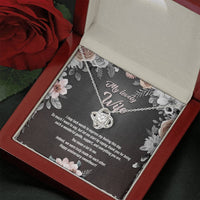 Load image into Gallery viewer, My Lovely Wife - Anniversary Gift - Love Knot Necklace - JustFamilyThings
