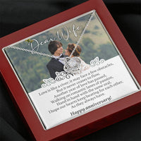 Load image into Gallery viewer, Personalized Anniversary Gift for Wife, Choose Your Own Photo - JustFamilyThings
