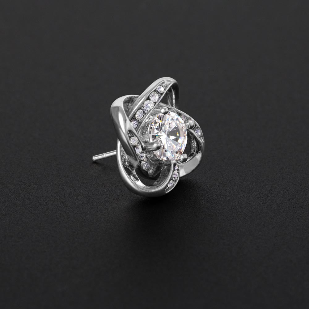 Love Knot Stud Earrings - JustFamilyThings