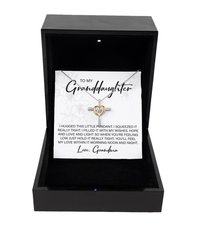 Load image into Gallery viewer, To My Granddaughter - Dancing Cross - JustFamilyThings
