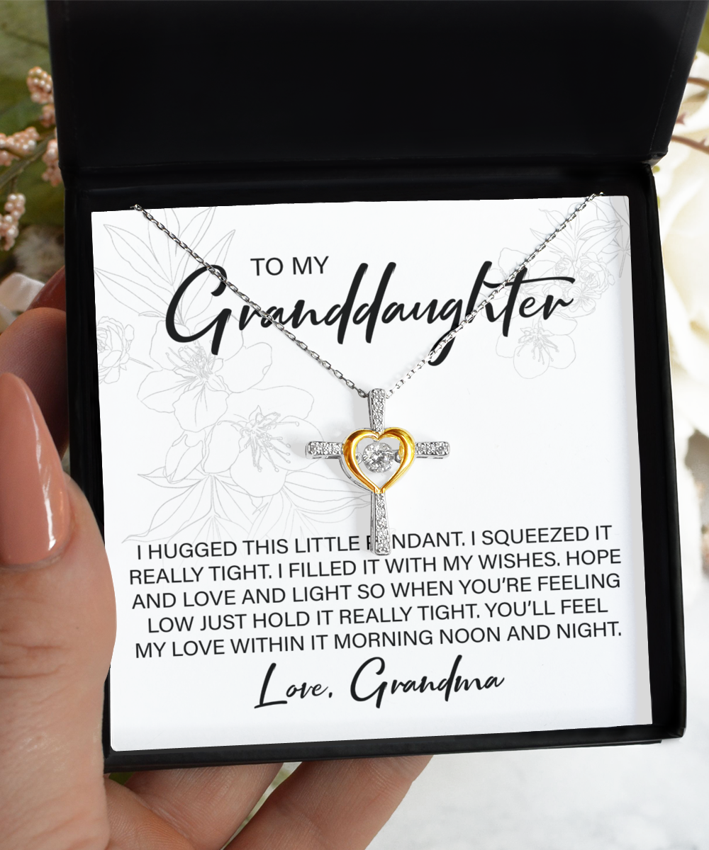 To My Granddaughter - Dancing Cross - JustFamilyThings