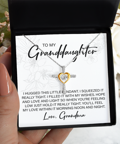To My Granddaughter - Dancing Cross - JustFamilyThings
